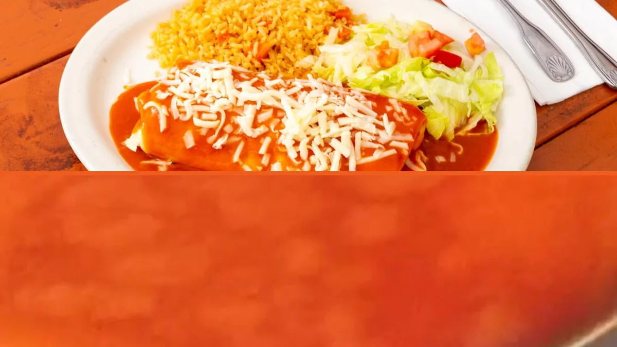 Bright tables arranged for dine-in meals.